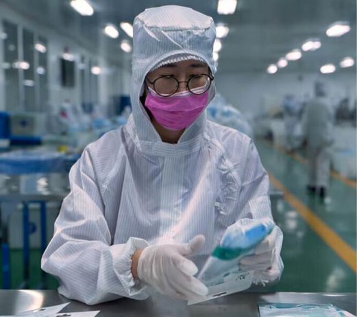 Ouvrier d'usine en Chine